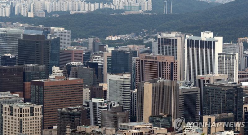 대기업들이 밀집해있는 서울 종로구 일대 전경. 연합뉴스