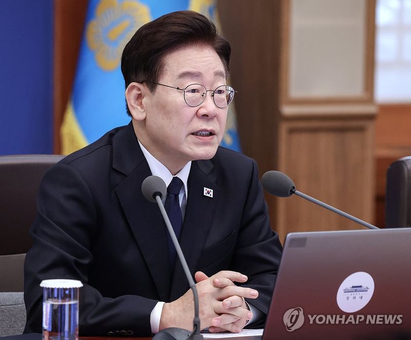 이재명 대통령, 수석보좌관회의 발언 (출처=연합뉴스)