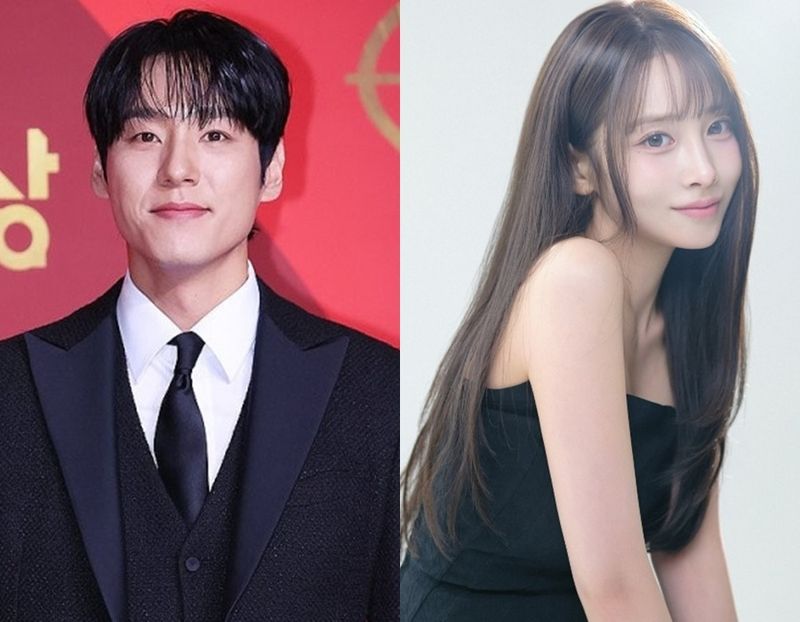 배우 곽시양(왼쪽), 러블리즈 유지애. 연합뉴스