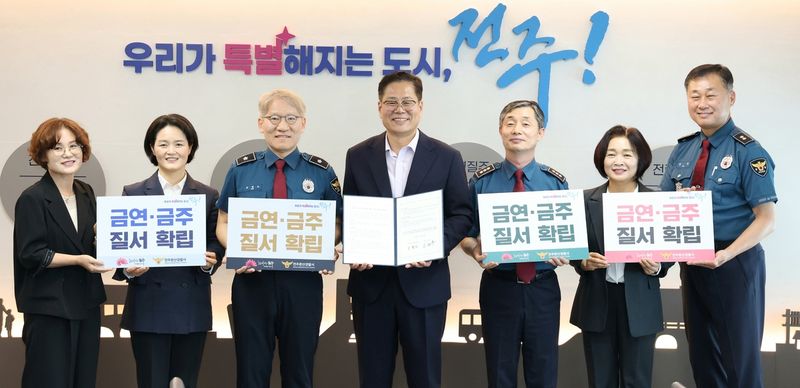 금연·금주구역 질서 확립 업무협약 (출처=연합뉴스)