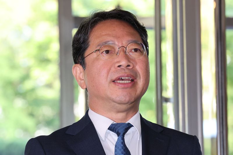 김승원 법무부 장관 후보자가 3일 오전 서울 종로구 적선현대빌딩에 마련된 인사청문회 준비사무실로 출근하며 취재진 질문에 답하고 있다. 2026.9.3 ⓒ 뉴스1 이광호 기자