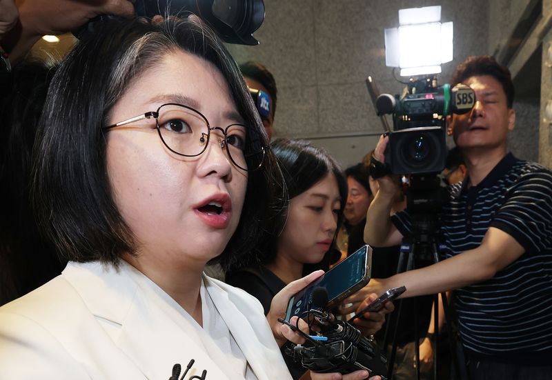 용혜인 성평등가족부 장관 후보자가 4일 오전 서울 서대문구 한국청소년활동진흥원에 마련된 인사청문회 준비 사무실로 출근하고 있다. 2026.9.4 ⓒ 뉴스1 오대일 기자