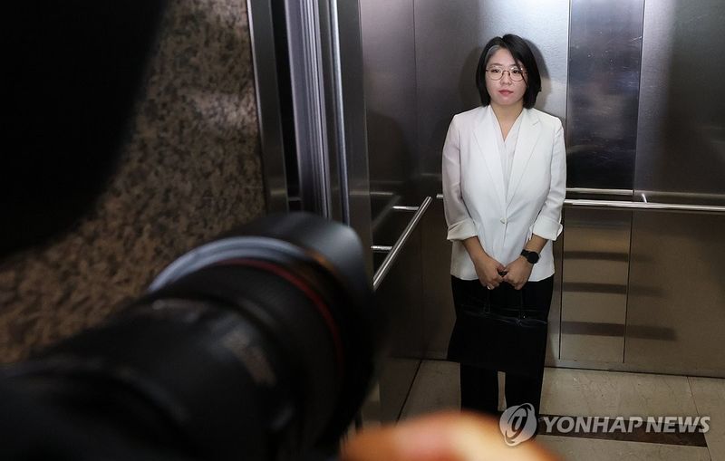 출근하는 용혜인 장관 후보자 (출처=연합뉴스)