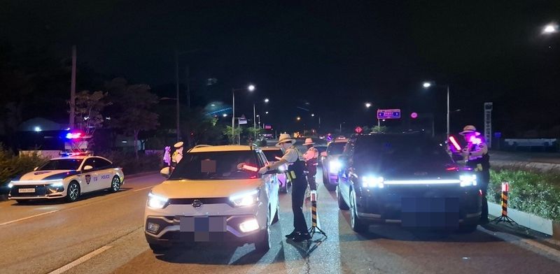 음주운전 단속 자료사진. 전북경찰 제공