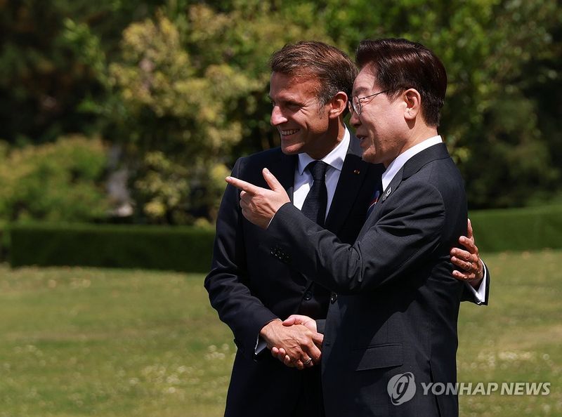 이재명 대통령, G7 환영식 참석 (출처=연합뉴스)