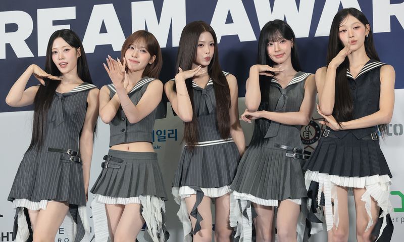 그룹 리센느 리브(왼쪽부터)와 메이, 제나, 원이, 미나미 ⓒ 뉴스1 권현진 기자