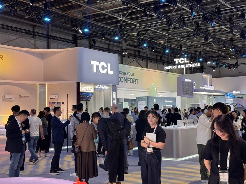 중국 TCL 'IFA 2026' 전시 부스 (출처=연합뉴스)