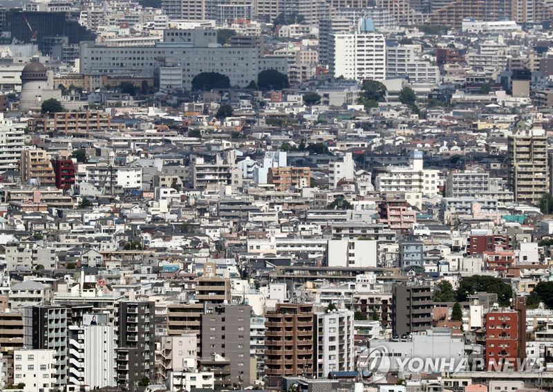 전망대에서 바라본 도쿄의 주택가 풍경 (출처=연합뉴스)