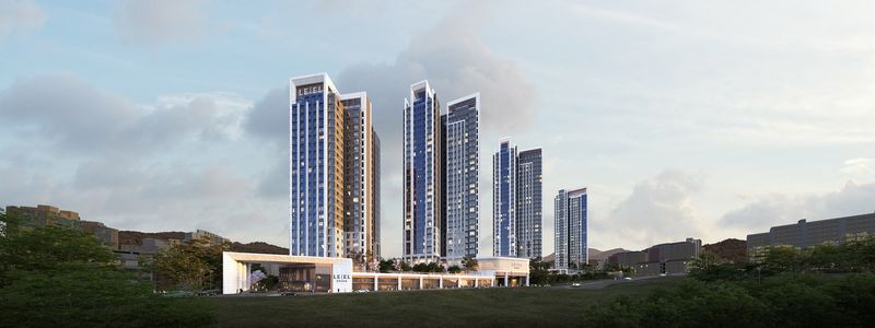 서울 강남구 ‘도곡 르엘’(도곡우성아파트 재건축정비사업) 투시도. 롯데건설 제공