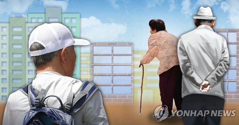 미국 인구조사국은 보고서 '고령화 세계: 2025'에서 한국의 65세 이상 인구 비중이 지난해 20.3%(세계 22위)에서 2060년 41%로 치솟아 세계 1위에 오를 것으로 전망했다. /PG=연합뉴스