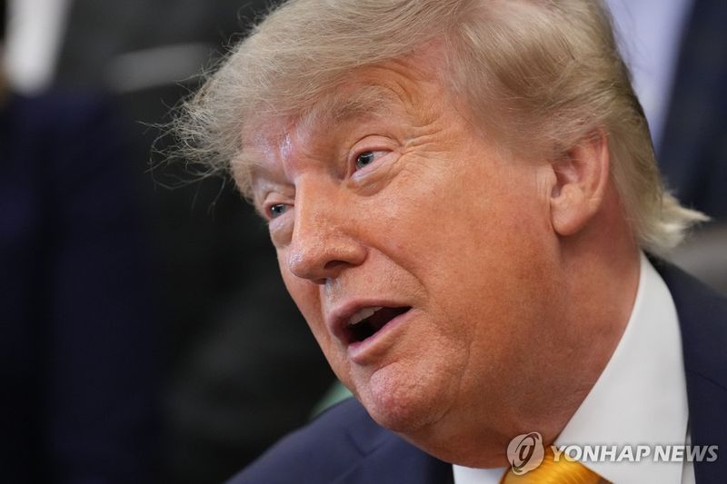 도널드 트럼프 미국 대통령.연합뉴스