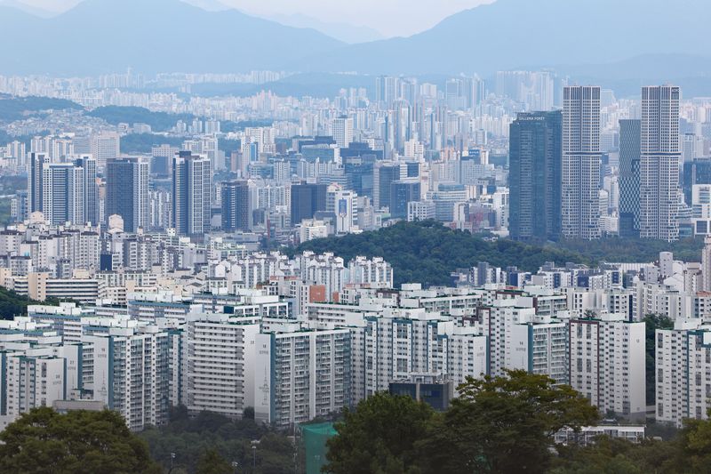 서울 시내 아파트 단지 전경. 뉴시스