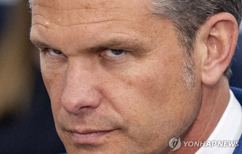 피터 헤그세스 미 국방장관.연합뉴스