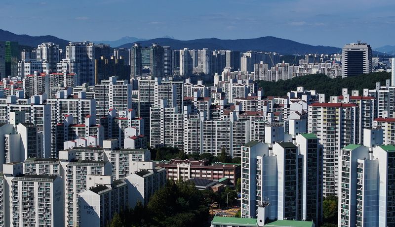 경기도 성남시 분당구 일대 아파트 단지 모습. 연합뉴스