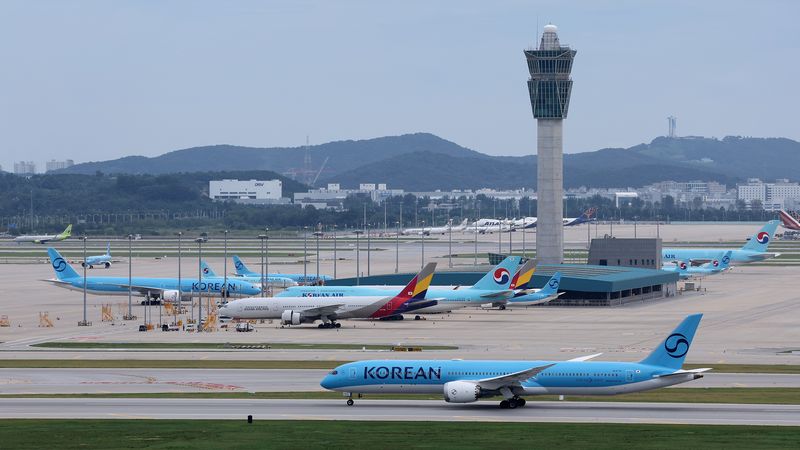 인천국제공항 계류장 모습. 뉴스1