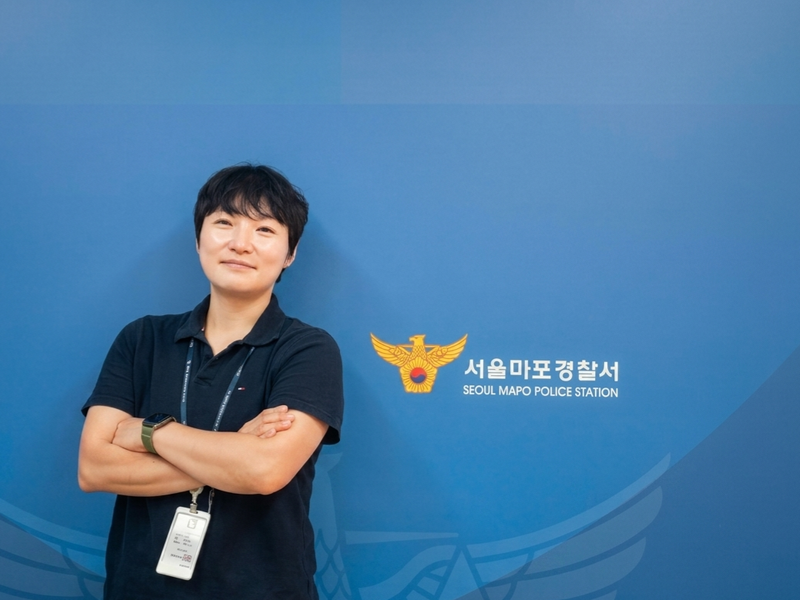 엄정연 서울 마포경찰서 피해자전담경찰관(경사). 사진=서지윤 기자