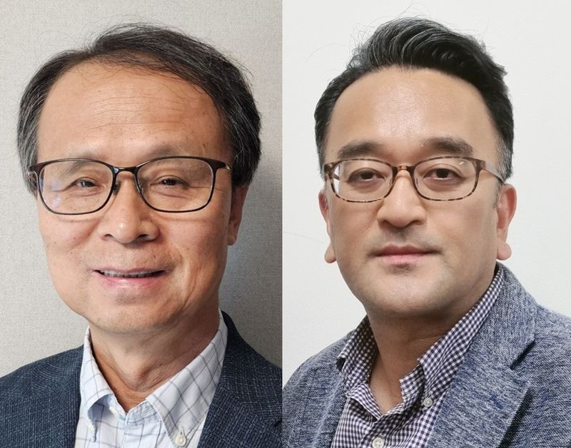 가천대 김용석 석좌교수(왼쪽), 상명대 이종환 교수