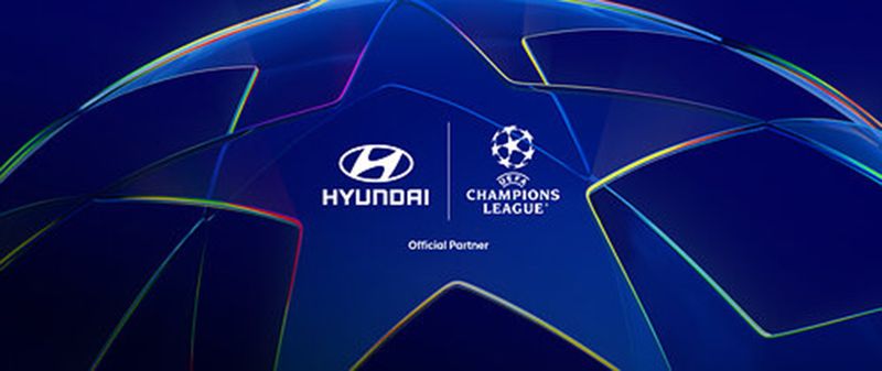 현대자동차와 유럽축구연맹(UEFA) 챔피언스리그의 공식 파트너십 이미지. 현대차 제공