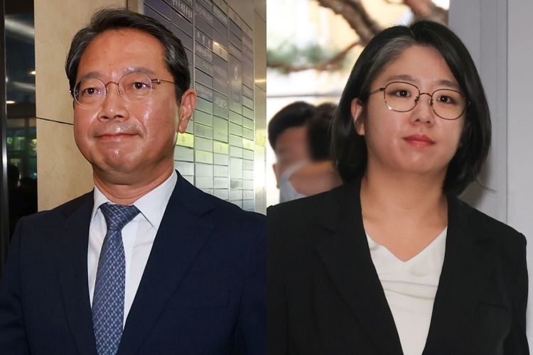 왼쪽부터 김승원 법무부 장관 후보자·용혜인 성평등가족부 장관 후보자. 연합뉴스