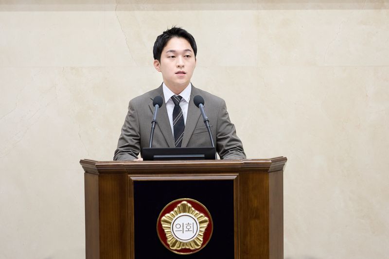 용인시의회 조강현 의원 5분 자유발언. 시의회 제공