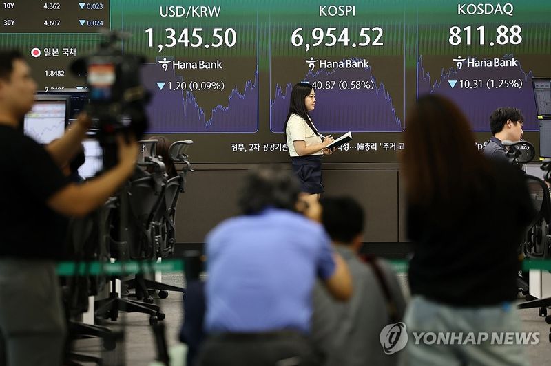 엔화 강세에도 유가 상승 등에 환율 상승…1,345.6원 (출처=연합뉴스)
