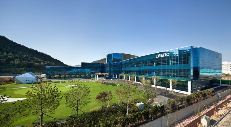 [부산=뉴시스] 부산 강서구 미음산단에 있는 리노공업 본사(사진=리노공업 제공) 2026.07.21. photo@newsis.com *재판매 및 DB 금지