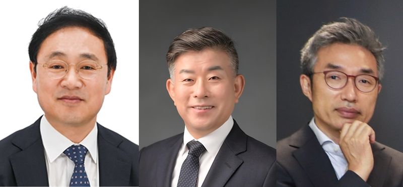 (왼쪽부터)정수화 디엠에스 대표, 이상재 드림텍 부문장, 정문식 아이엘 CAIO