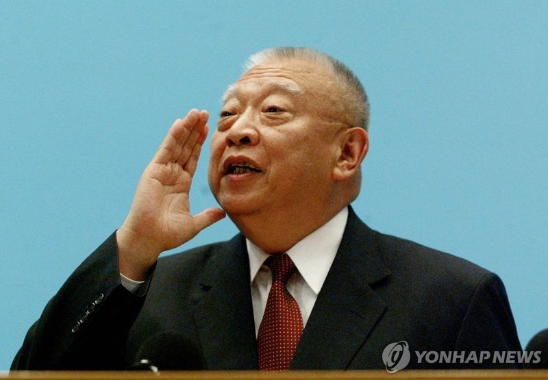 생전의 둥젠화 홍콩 초대 행정장관. 연합뉴스
