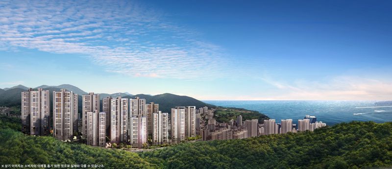 힐스테이트 거제시그니처 투시도. 사진=현대엔지니어링 제공