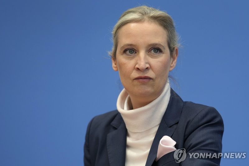 알리스 바이델 독일대안당(AfD) 대표. 연합뉴스