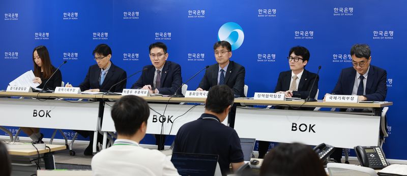 박종우 한국은행 부총재보가 통화신용정책보고서 설명회에서 발언하고 있다. 2025.9.11 ⓒ 뉴스1