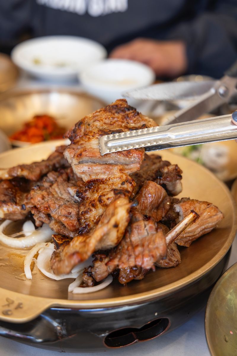 산장가든 석갈비