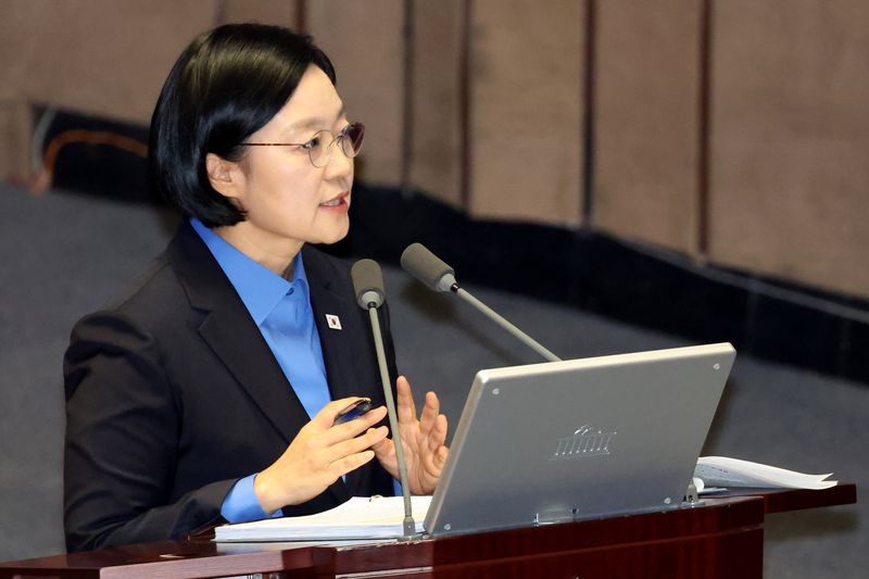 한성숙 국무총리가 11일 오후 서울 여의도 국회에서 열린 제439회국회(정기회) 제7차 본회의에서 대정부질문(경제)에 답하고 있다. 2026.9.11 ⓒ 뉴스1 황기선 기자