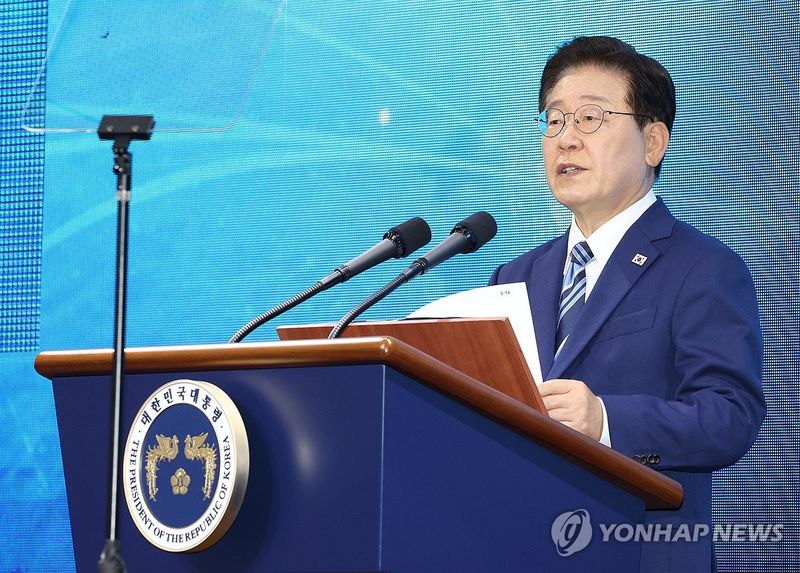 이재명 대통령, 바다의 날 기념사 (출처=연합뉴스)