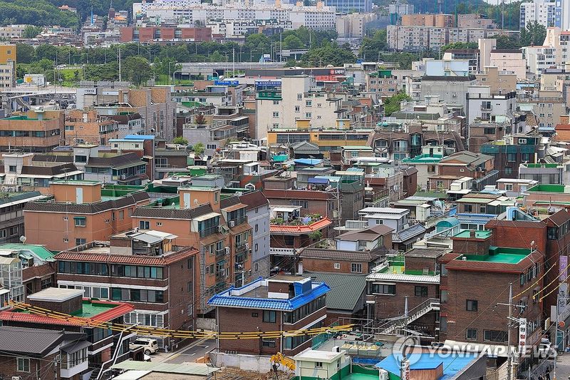 서울 강서구 화곡동 일대 빌라 다세대 주택가 (출처=연합뉴스)