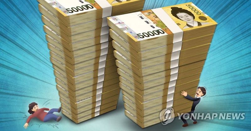 부채·채무·빚(PG) (출처=연합뉴스)