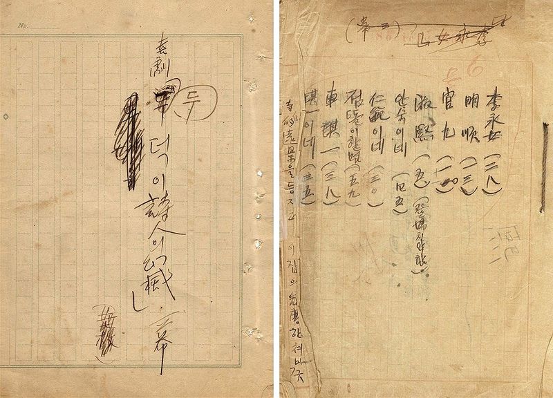 근대 극작가 김우진 희곡 친필원고 4편 국가유산 된다 (출처=연합뉴스)