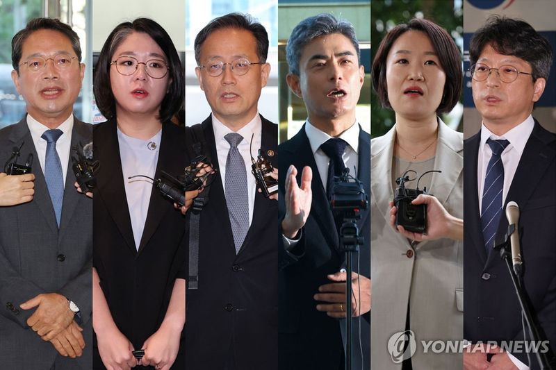 인사청문회 준비 사무실 출근하는 장관 후보자들 (출처=연합뉴스)