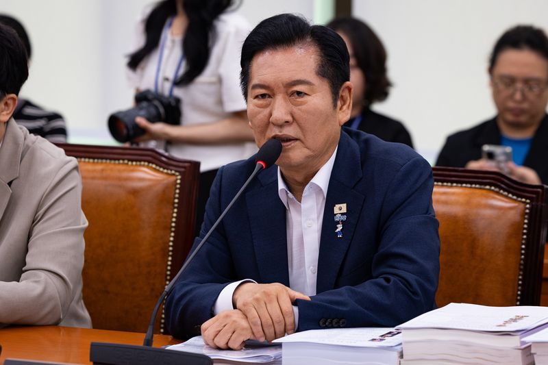 정청래 전 더불어민주당 대표. 뉴스1