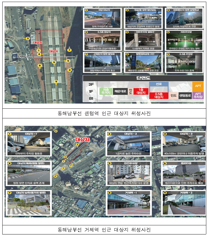 국가철도公, 동해남부선 센텀·거제역 유휴 터 민간개발 추진