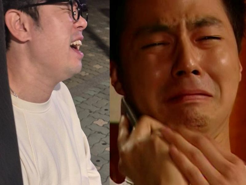 버스정류장에서 울고 있던 A씨에게 자신을 "30년차 무명가수"라고 소개하며 노래를 불러준 가수 이현섭. 오른쪽은 이현섭이 부른 곡 'My Love'가 삽입된 SBS 드라마 '발리에서 생긴 일'의 한 장면. /사진=엑스, SBS