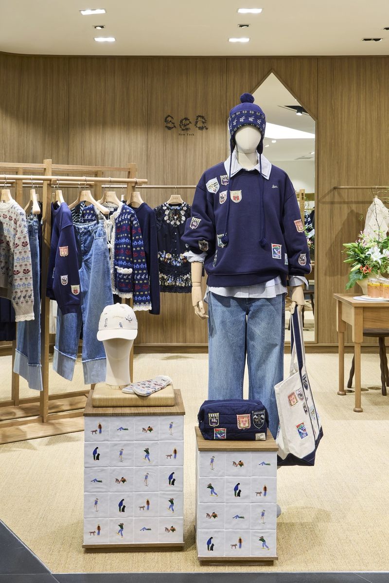 미국 뉴욕 기반 패션 브랜드 씨뉴욕 신세계백화점 강남점. 신세계인터내셔날 제공