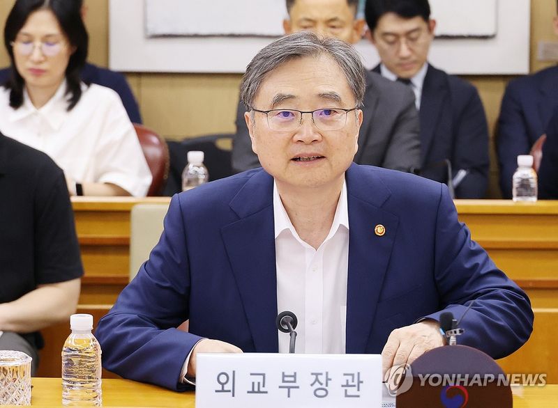 한-중앙아 정상회의 준비위원회, 발언하는 조현 외교부 장관 (출처=연합뉴스)