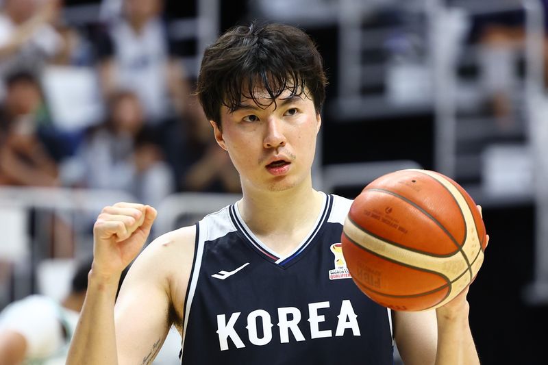 16일 일본 나고야 아이치 인터내셔널 아레나에서 열린 2026 아이치·나고야 아시안게임 남자 농구 8강 대한민국과 요르단의 경기, 이현중이 28점을 기록하며 팀을 4강으로 이끌었다. 뉴시스