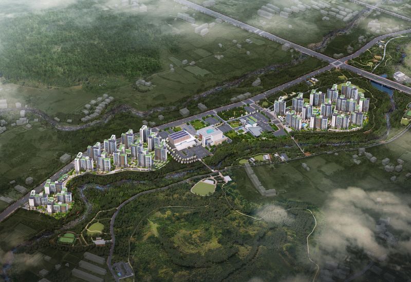 '위파크 제주' 조감도. /사진=오등봉아트파크, 호반건설