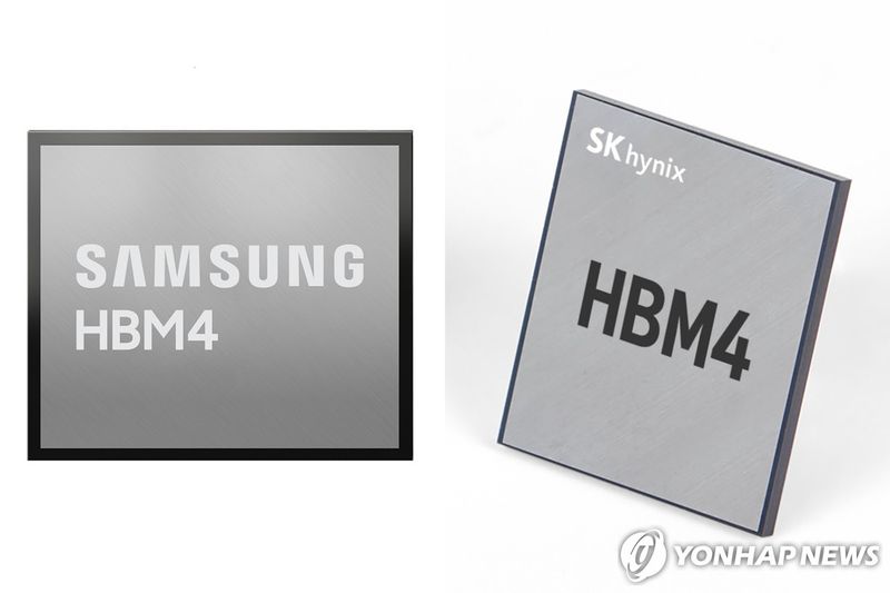 삼성전자와 SK하이닉스의 HBM4. 연합뉴스