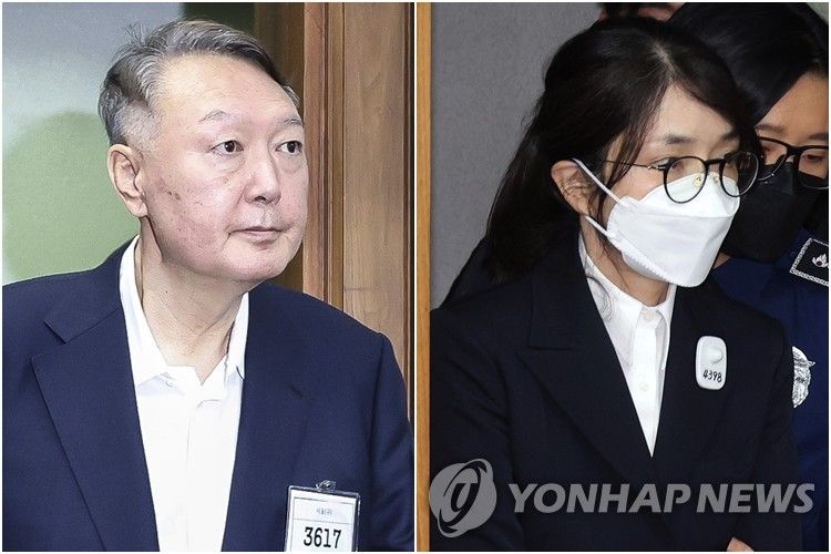 윤석열 전 대통령(왼쪽)과 김건희 여사. 연합뉴스