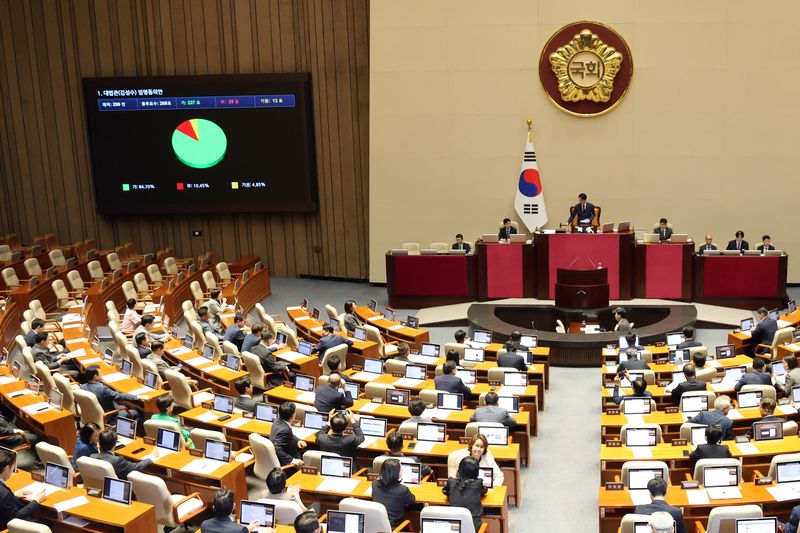 정기국회 제9차 본회의가 17일 국회에서 열렸다. 김성수 대법관 임명동의안이 가결되고 있다. 이날 본회의에서는 새 형사사법체계 출범을 앞두고 각종 후속법안이 처리됐다. 여야가 합의한 19개 민생법안도 본회의를 통과했다.뉴스1