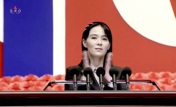김여정 북한 노동당 총무부장. 조선중앙TV 갈무리