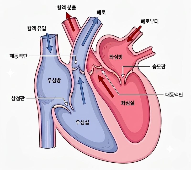 심장 판막 구조. 서울대병원 제공